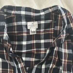 French Connection Plaid Pullover shirt